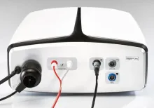 Rear view of a Jaeger CPX module showing multiple connection ports and attached cables.